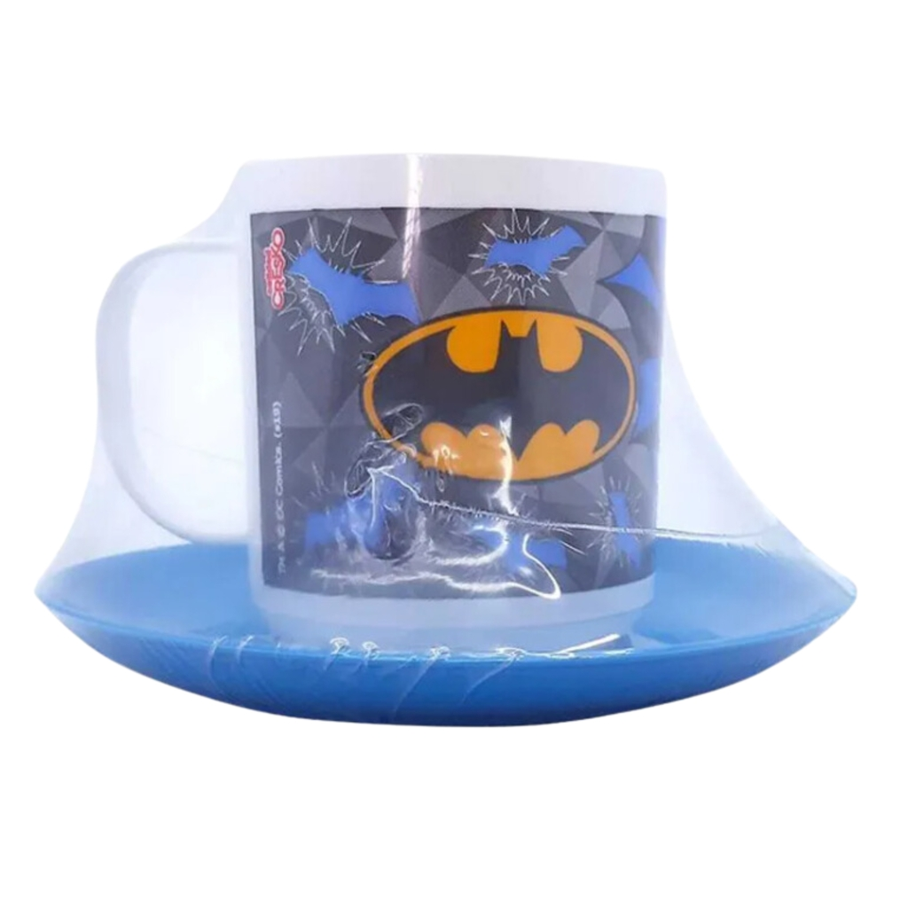 TAZA CON PLATO BATMAN