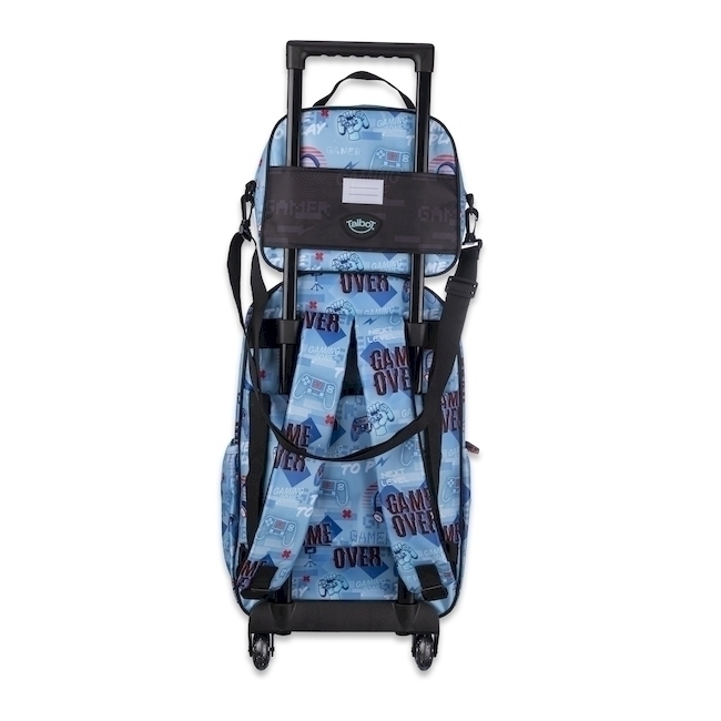 MOCHILA CARRO TALBOT SCHOOL GANG GAMER 45CM 6753
