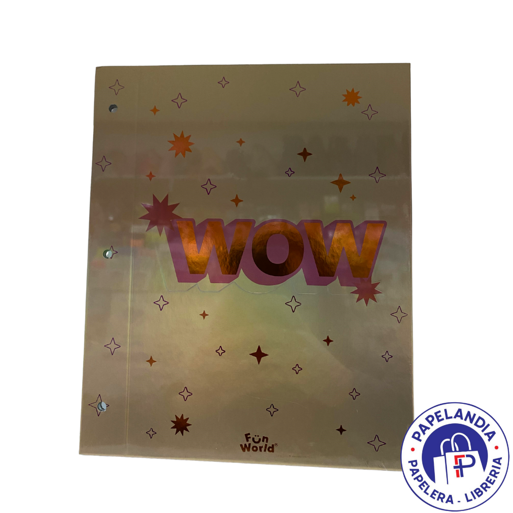 CARPETA Nº3 FUN WORLD HOLOGRAPHIC 201098 (WOW)