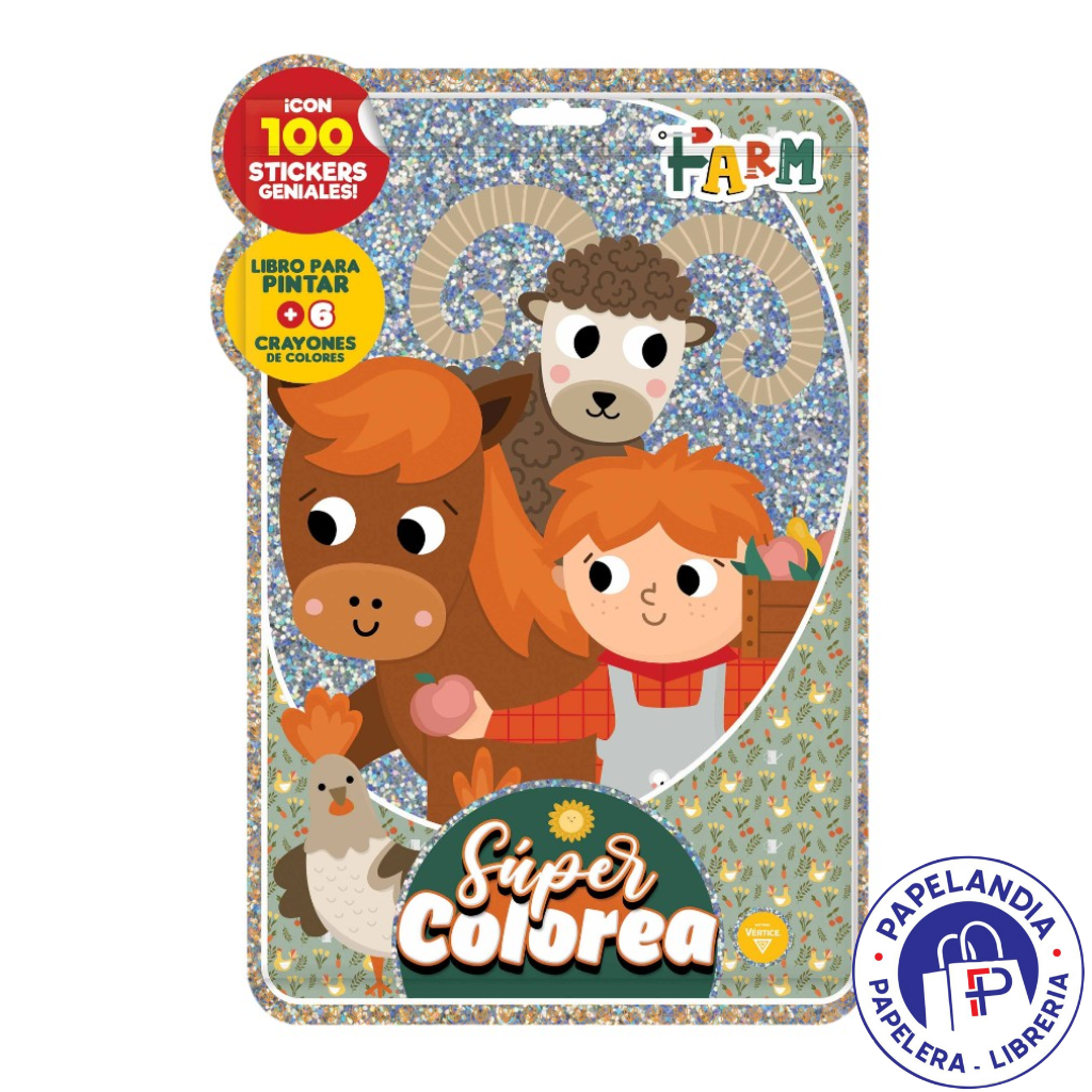 SET SUPER COLOREA ANIMALES DE LA GRAJA 5904