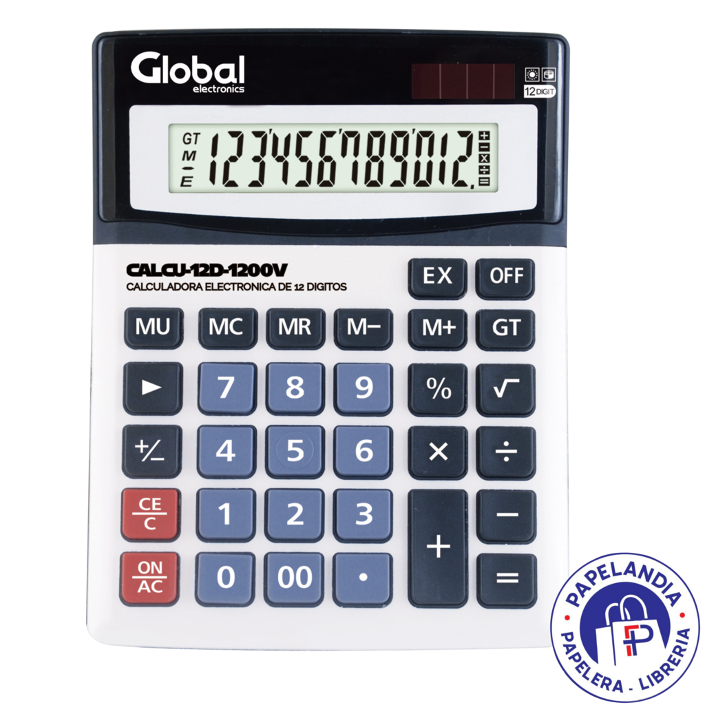 CALCULADORA CALCU-12D-1200V GLOBAL
