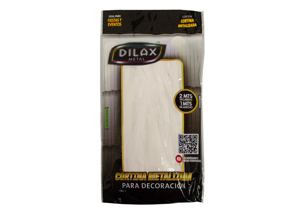 CORTINA METAL LISO DILAX BLANCO