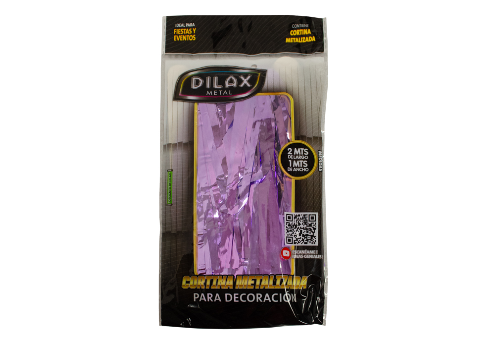 CORTINA METAL LISO DILAX LILA