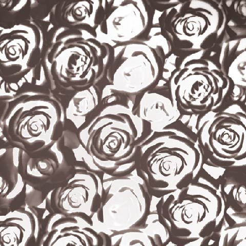 PAPEL COREANO 57X57CM RS-01 X 20 HOJAS M20 ROSAS CBX NEGRO