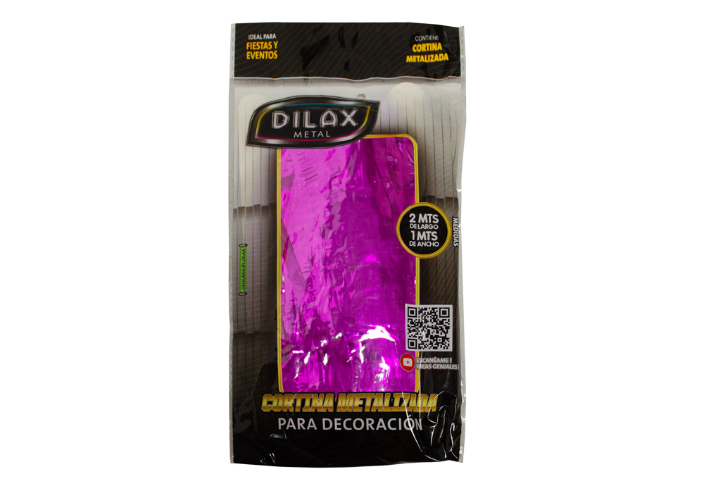 CORTINA METAL LISO DILAX FUCSIA