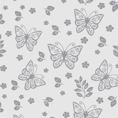 PAPEL COREANO 57X57CM BFT-01 X 20 HOJAS MARIPOSA M7 GRIS CBX