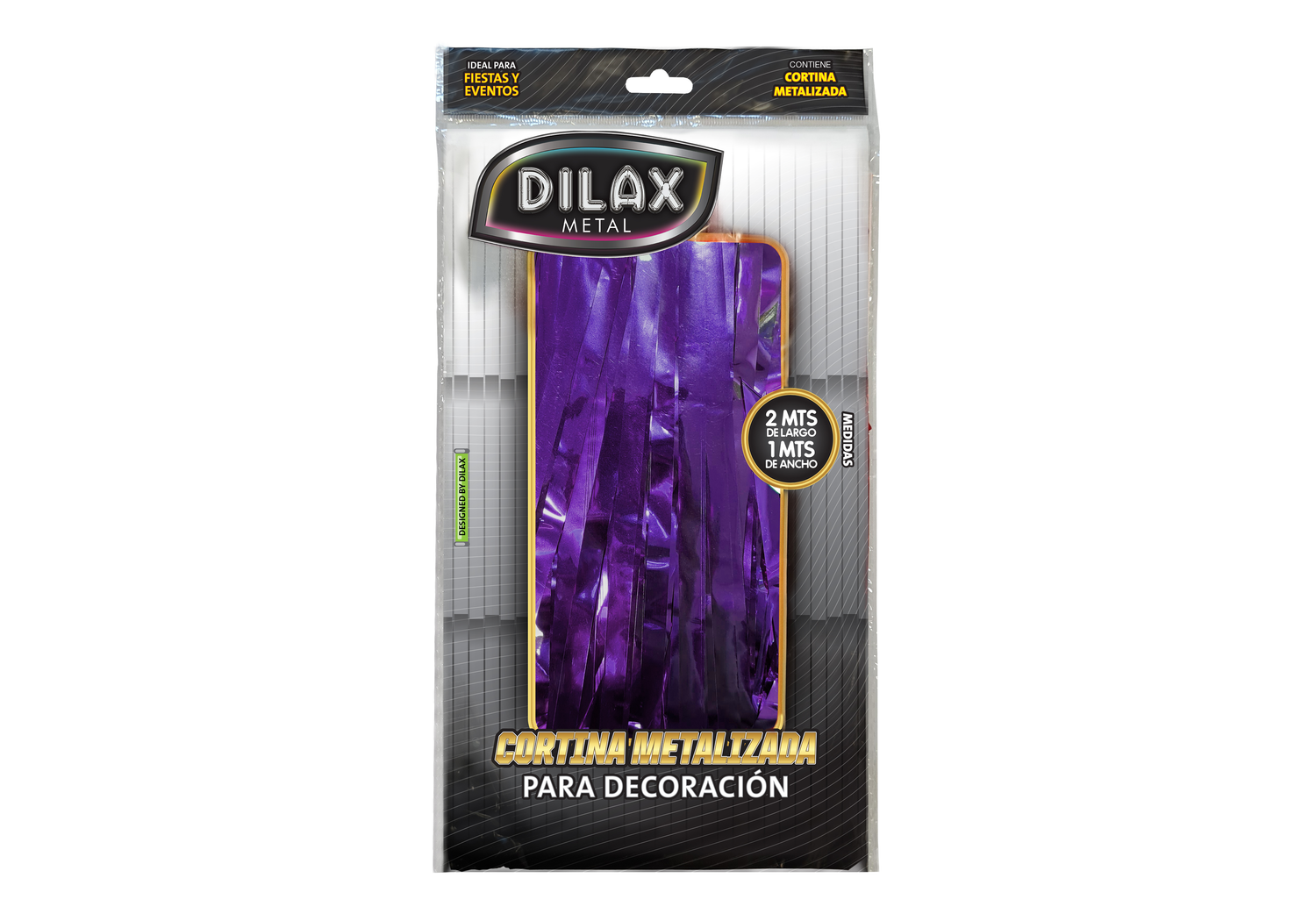 CORTINA METAL LISO DILAX VIOLETA