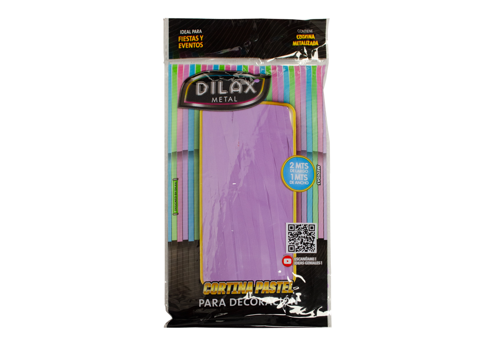 CORTINA METAL LISO DILAX LILA PASTEL