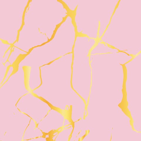 PAPEL COREANO 57X57CM DLS-01 X 20 HOJAS MARMOLADO LINEAS DORADAS CBX ROSA