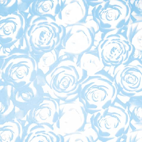 PAPEL COREANO 57X57CM RS-01 X 20 HOJAS M20 ROSAS CBX CELESTE