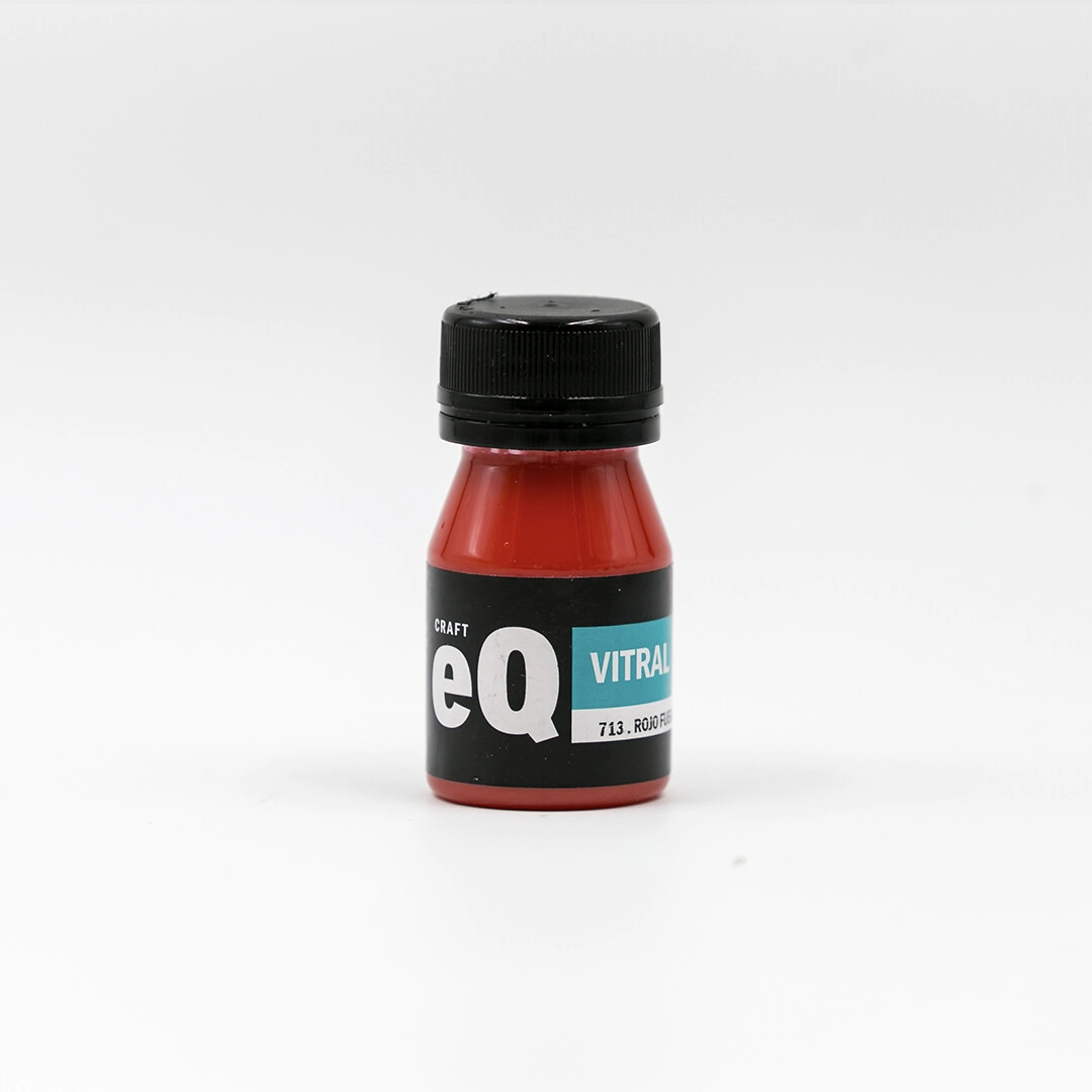 LACA VITRAL 37CC ROJO FUEGO