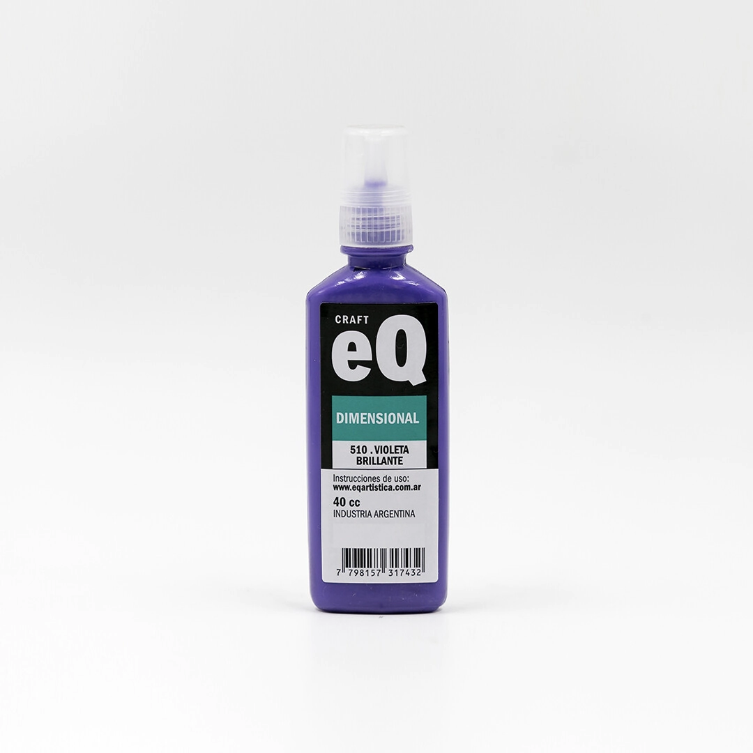 PINTURA DIMENSIONAL 3D BRILLANTE VIOLETA