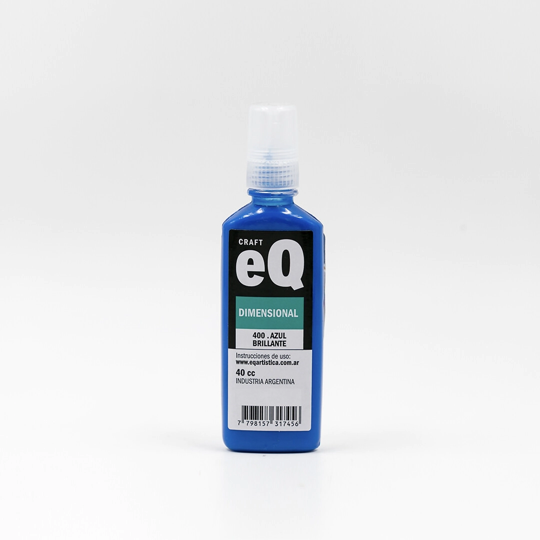 PINTURA DIMENSIONAL 3D BRILLANTE AZUL