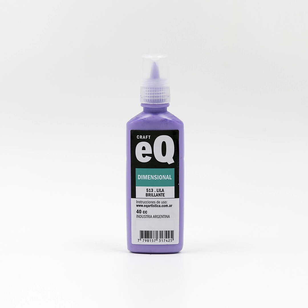 PINTURA DIMENSIONAL 3D BRILLANTE LILA