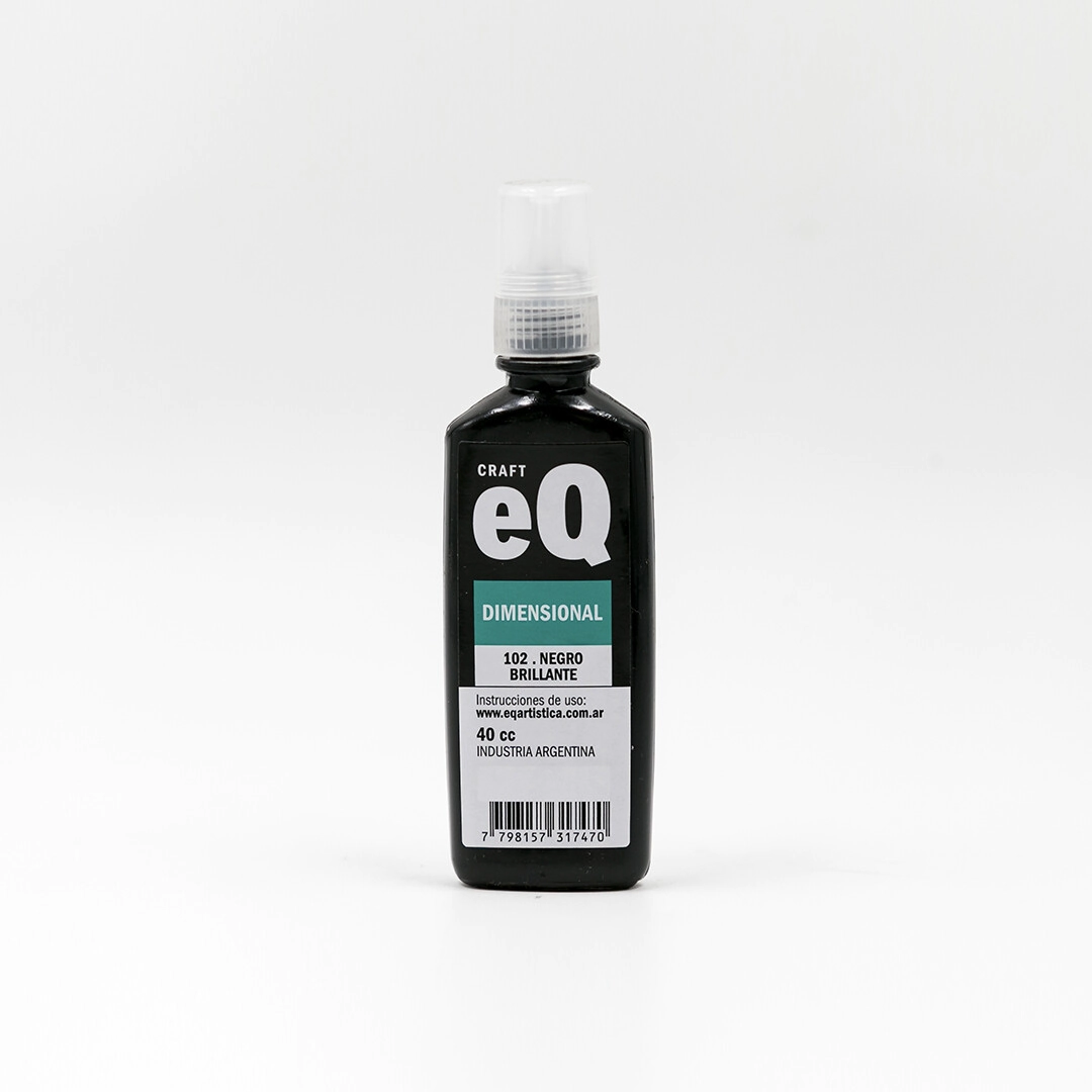 PINTURA DIMENSIONAL 3D BRILLANTE NEGRO