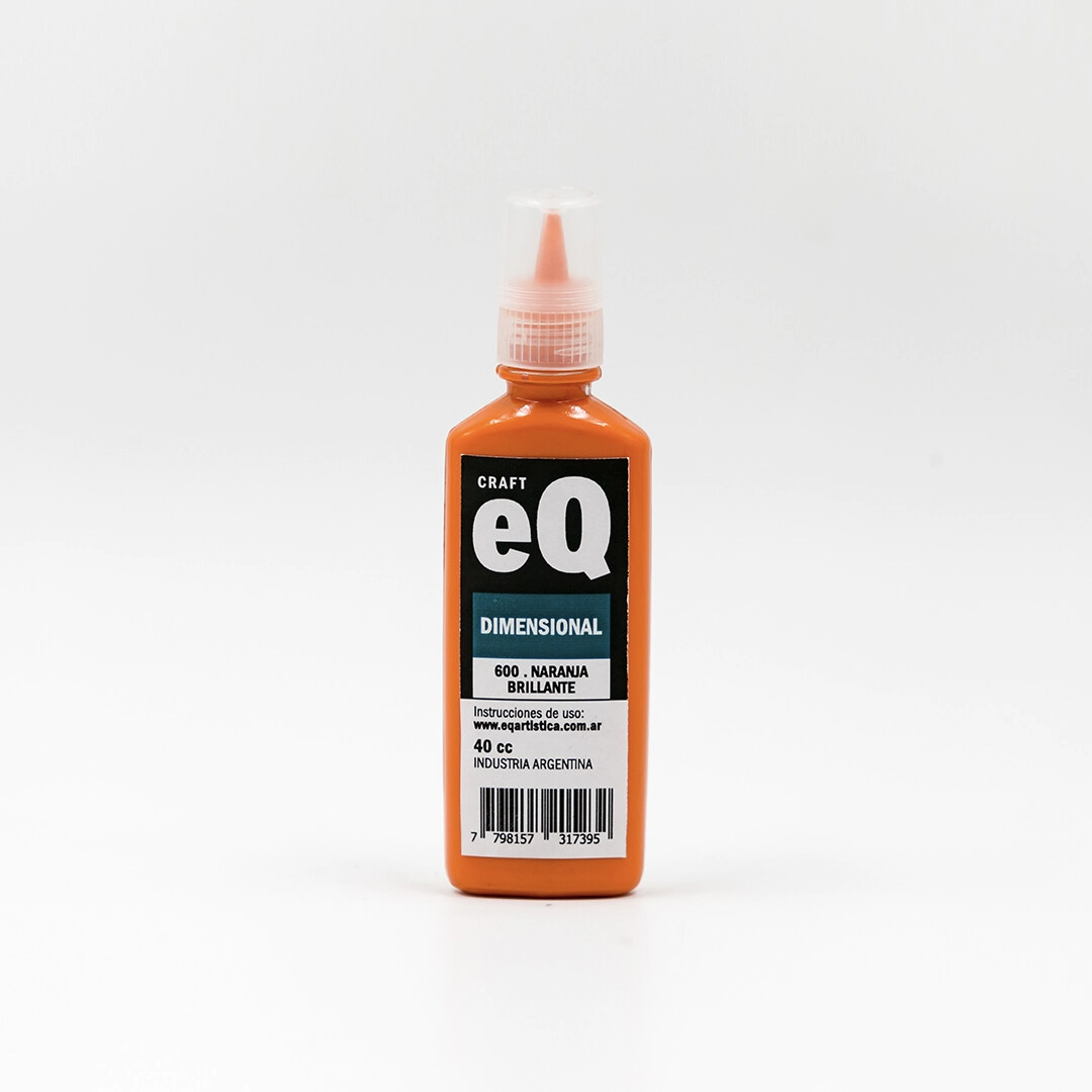 PINTURA DIMENSIONAL 3D BRILLANTE NARANJA