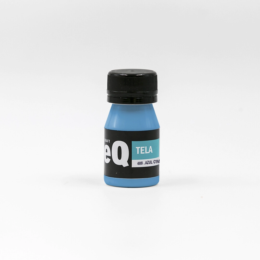 PINTURA PARA TELA X 37CC AZUL CYAN 