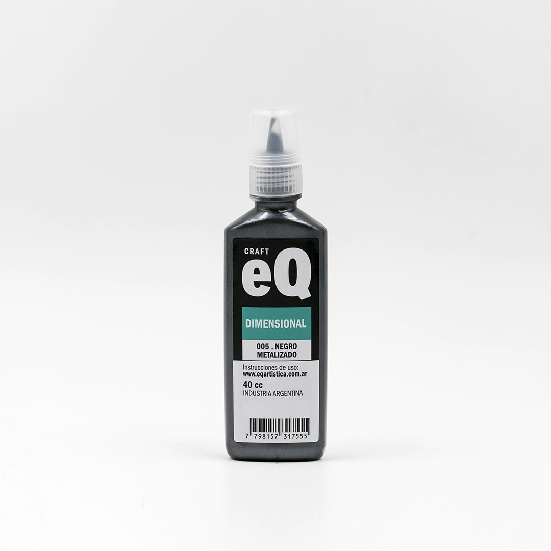 PINTURA DIMENSIONAL 3D METALIZADO NEGRO