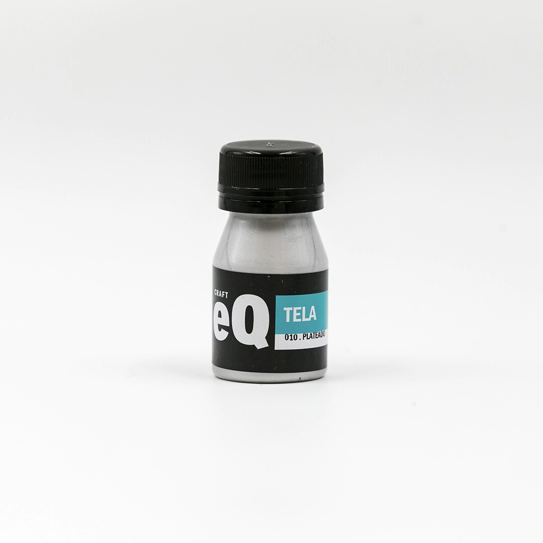 PINTURA PARA TELA X 37CC PLATEADO