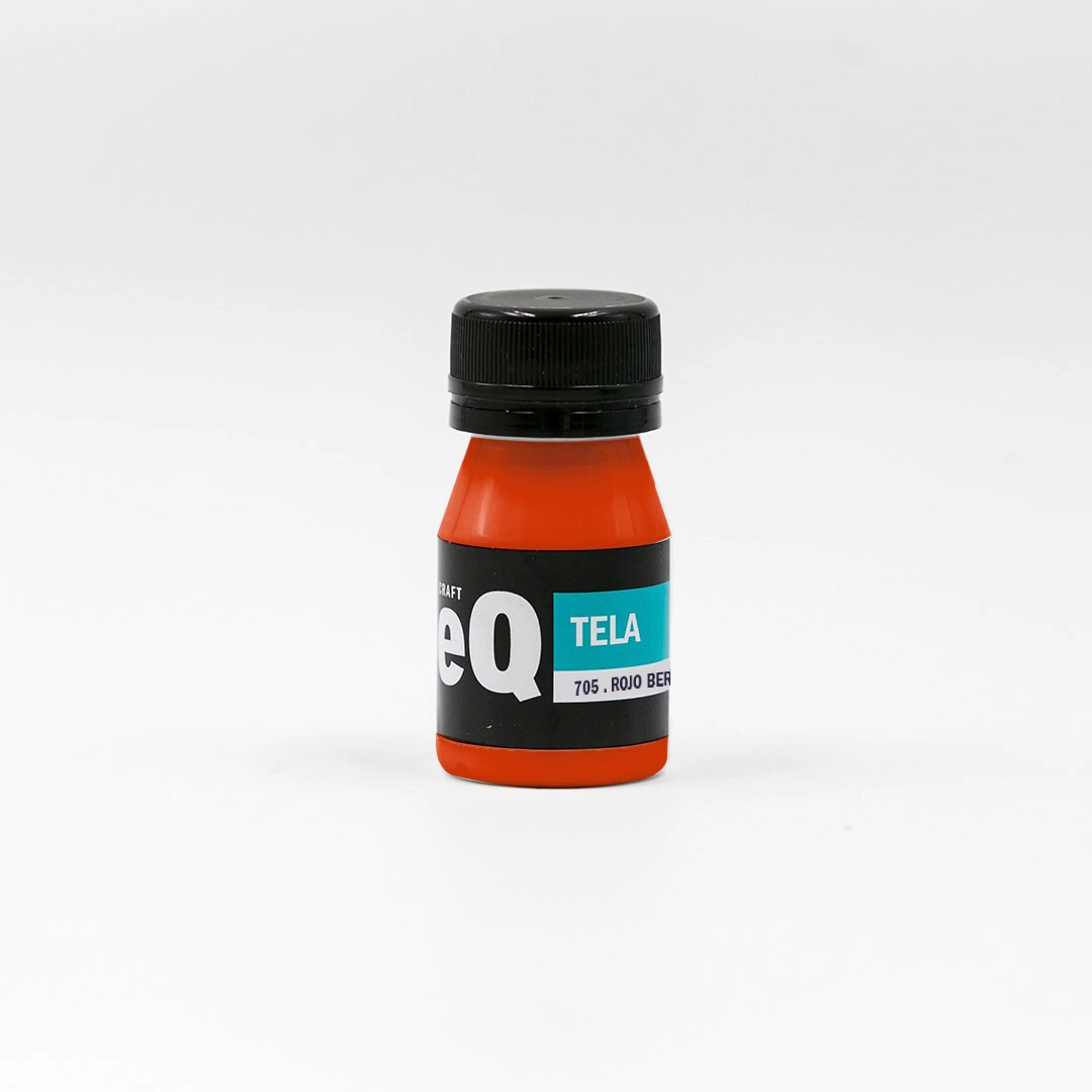 PINTURA PARA TELA X 37CC ROJO BERMELLON