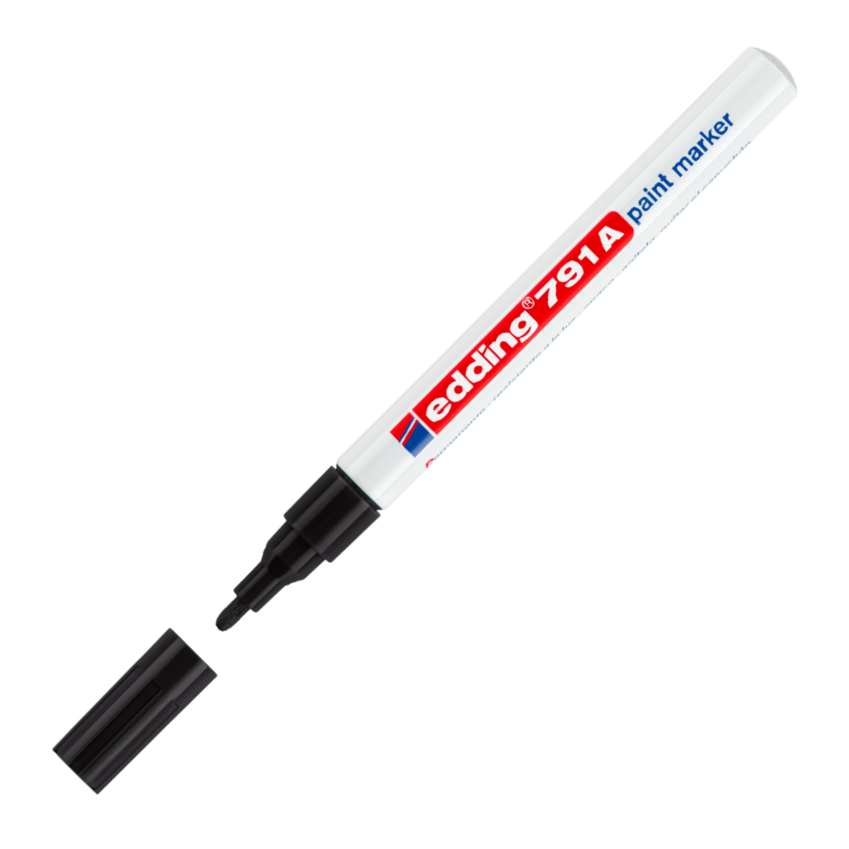 MARCADOR EDDING 791A ALUMINIO PAINTMARKER NEGRO