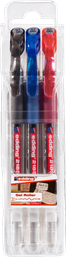 LAPICERA ROLLER EN GEL EDDING E-2185/3 SET X 3 (NEGRO-AZUL-ROJO)