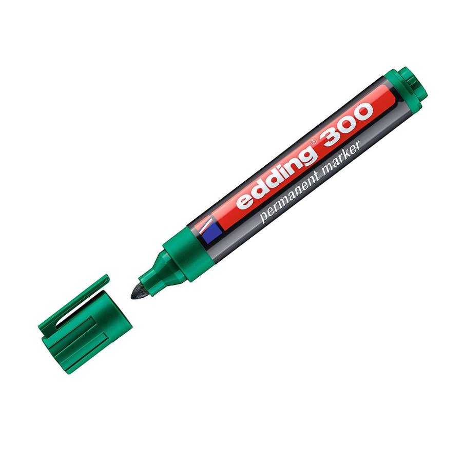 MARCADOR EDDING 300 PERMANENTE VERDE