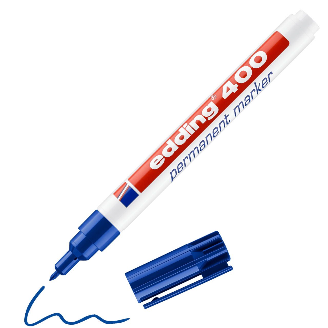 MARCADOR EDDING 400 PERMANENTE AZUL