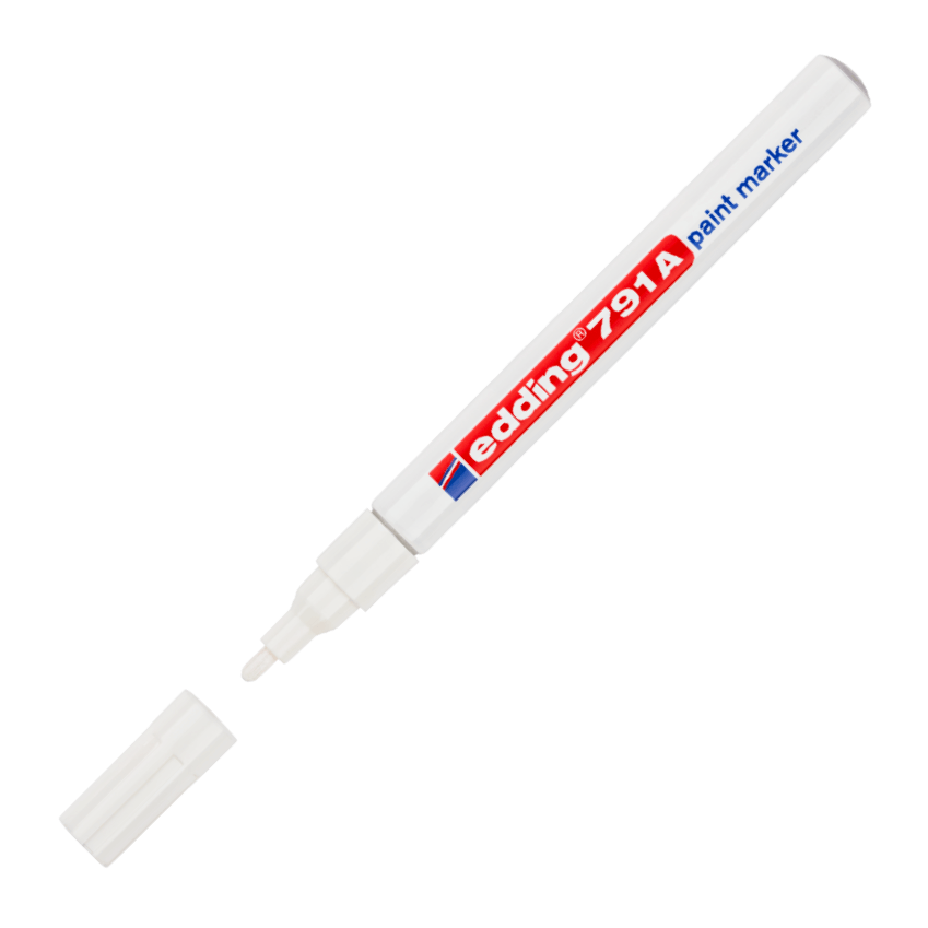 MARCADOR EDDING 791A ALUMINIO PAINTMARKER BLANCO