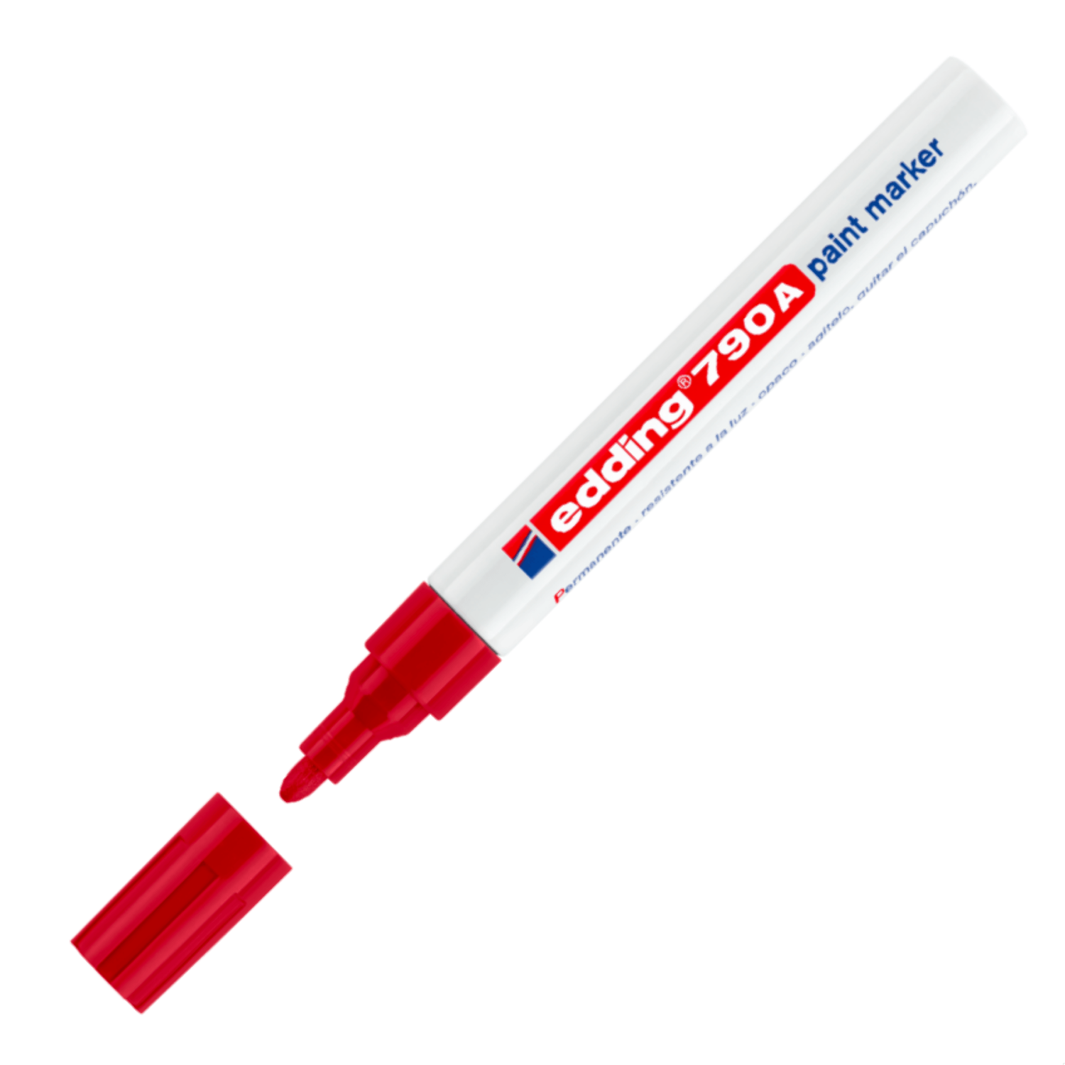 MARCADOR EDDING 790A ALUMINIO PAINTMARKER ROJO