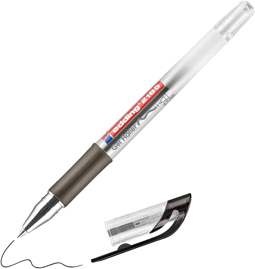 LAPICERA ROLLER EN GEL EDDING E-2185 NEGRO
