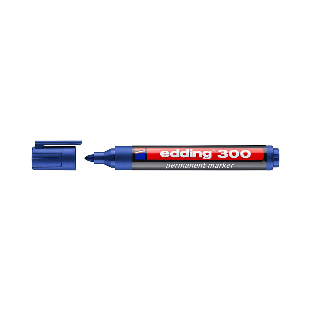 MARCADOR EDDING 300 PERMANENTE AZUL