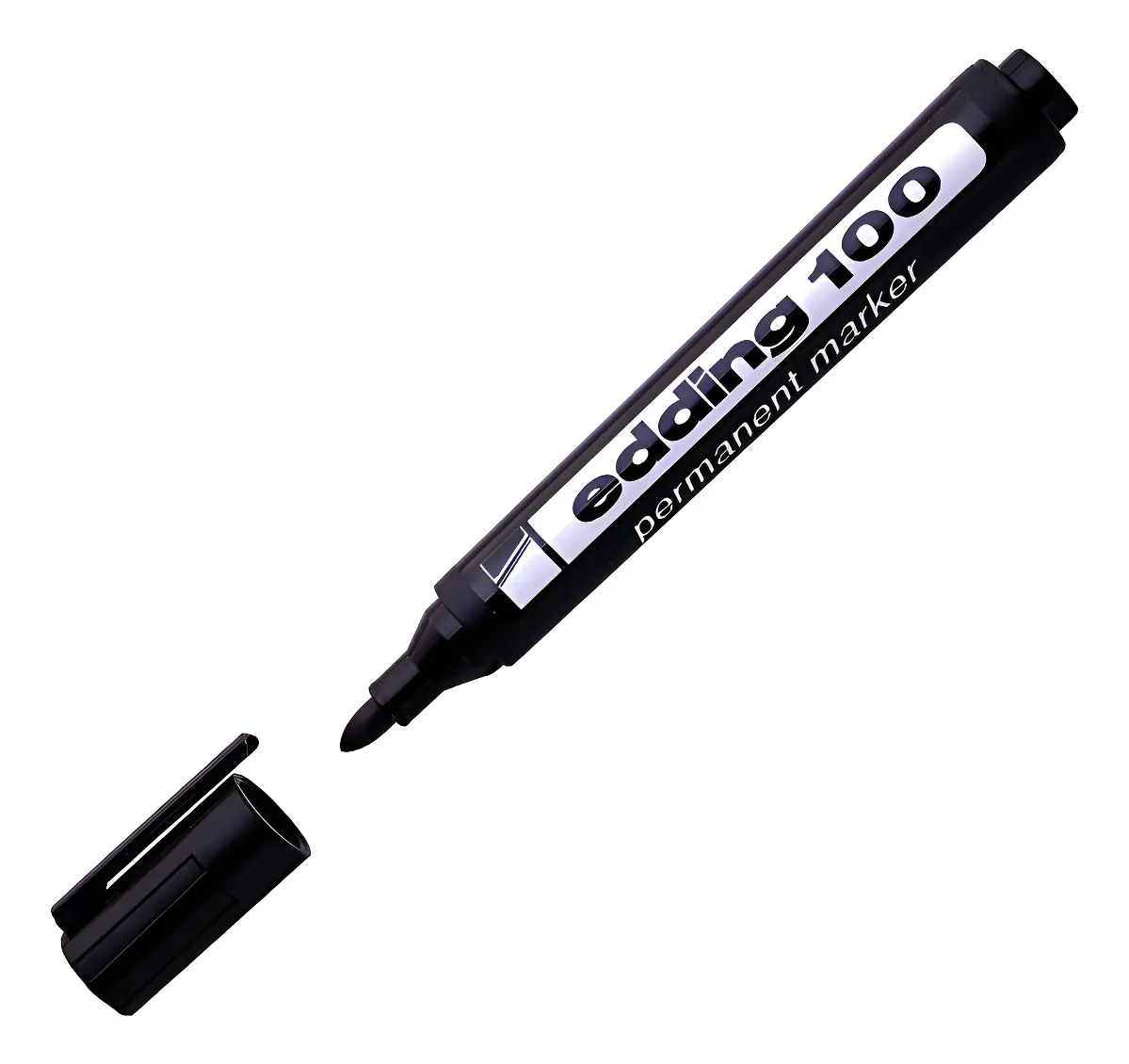 MARCADOR EDDING 100 PUNTA REDONDA NEGRO