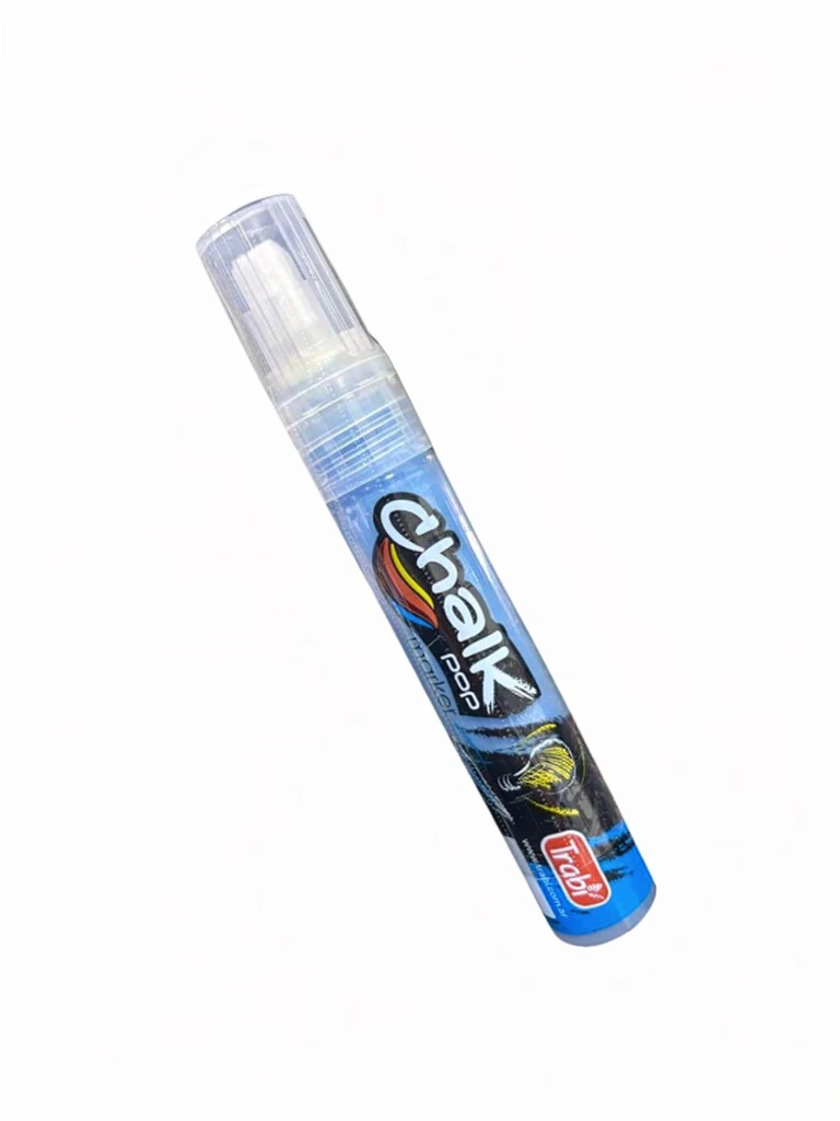 MARCADOR CHALK GLASS 6-15MM CELESTE FLUO
