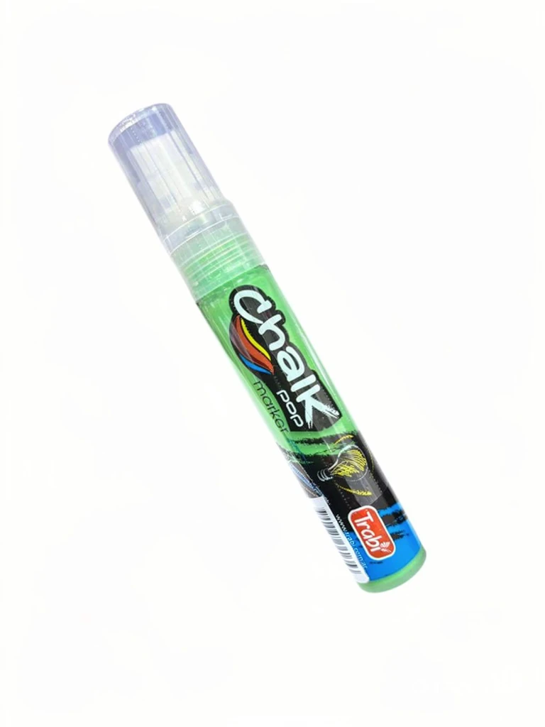 MARCADOR CHALK GLASS 6-15MM VERDE FLUO