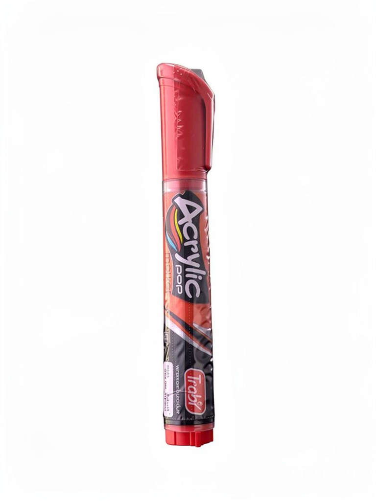 MARCADOR CHALK GLASS POP A VALVULA 4 - 6 MM X 1 BL ROJO