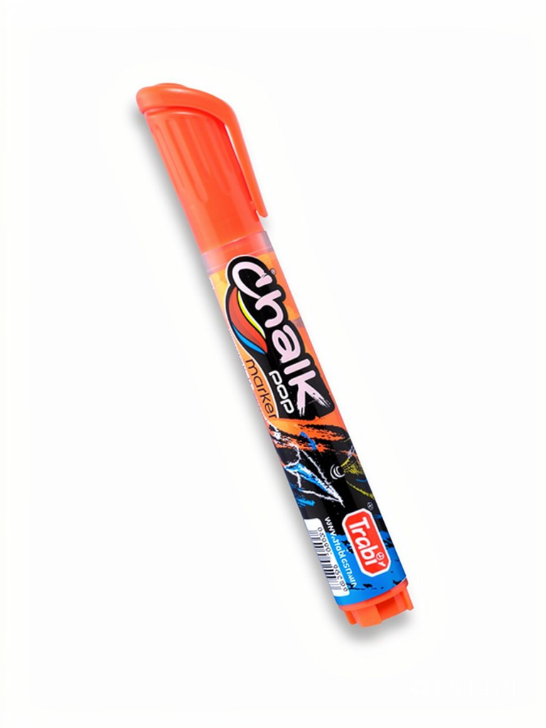 MARCADOR CHALK GLASS POP A VALVULA 4 - 6 MM X 1 BL NARANJA FLUO
