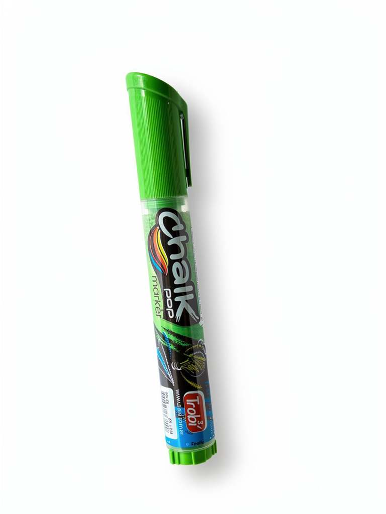 MARCADOR CHALK GLASS POP A VALVULA 4 - 6 MM X 1 BL VERDE FLUO