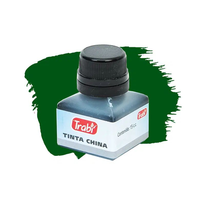 TINTA CHINA TRABI 15 CM3 VERDE