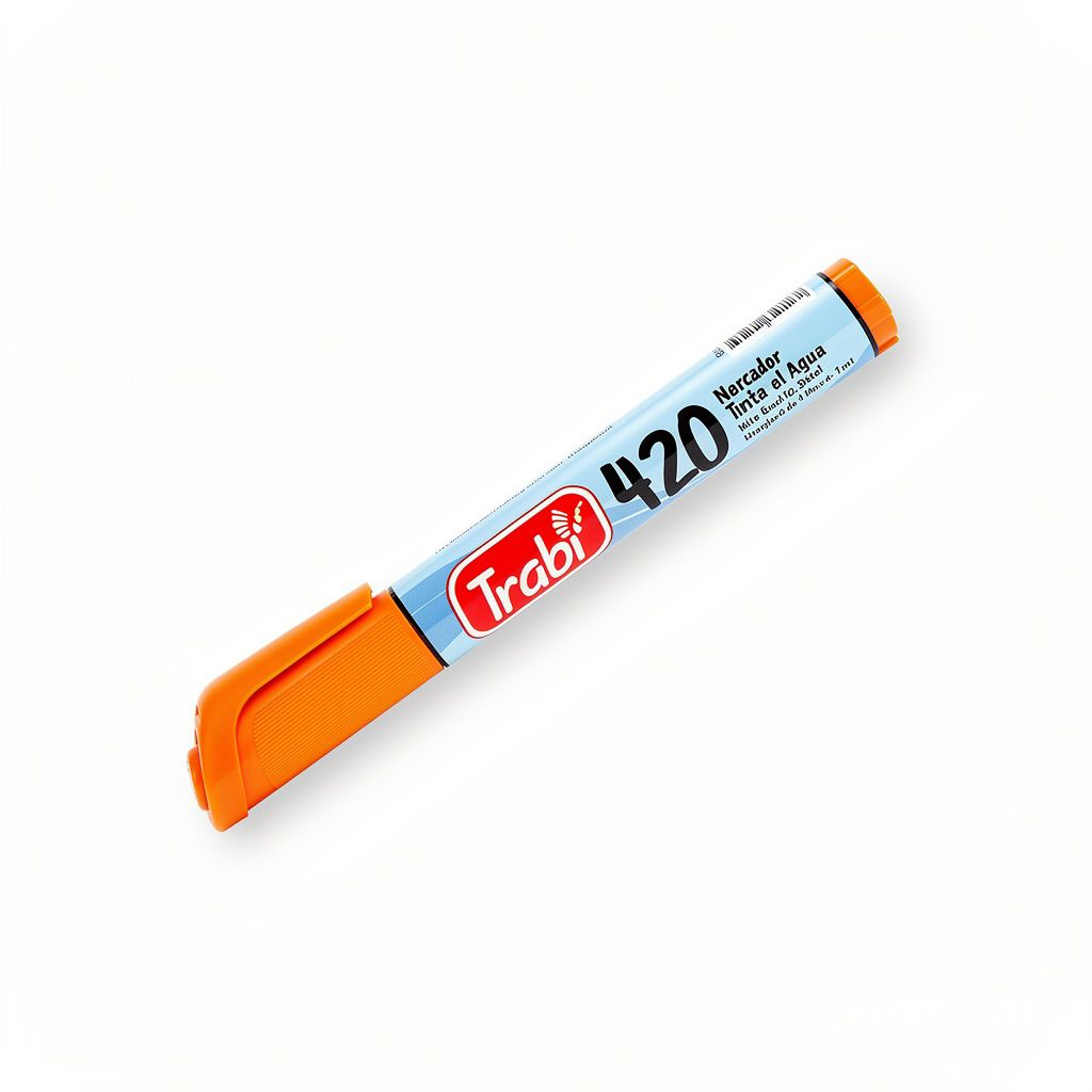 MARCADOR TRABI AL AGUA 420 Naranja
