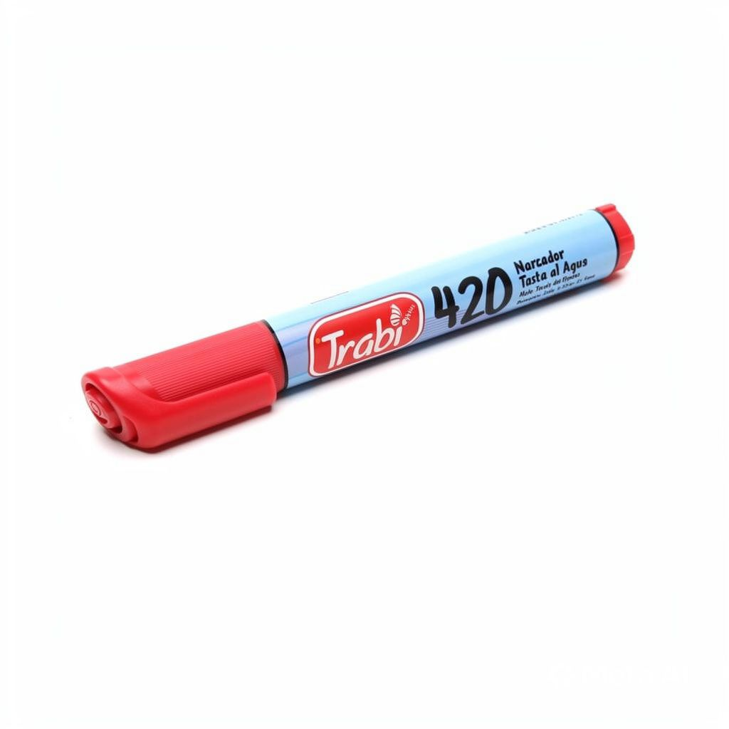 MARCADOR TRABI AL AGUA 420 Rojo