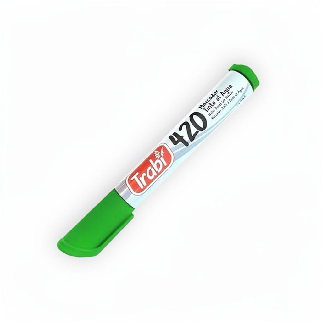 MARCADOR TRABI AL AGUA 420 Verde claro