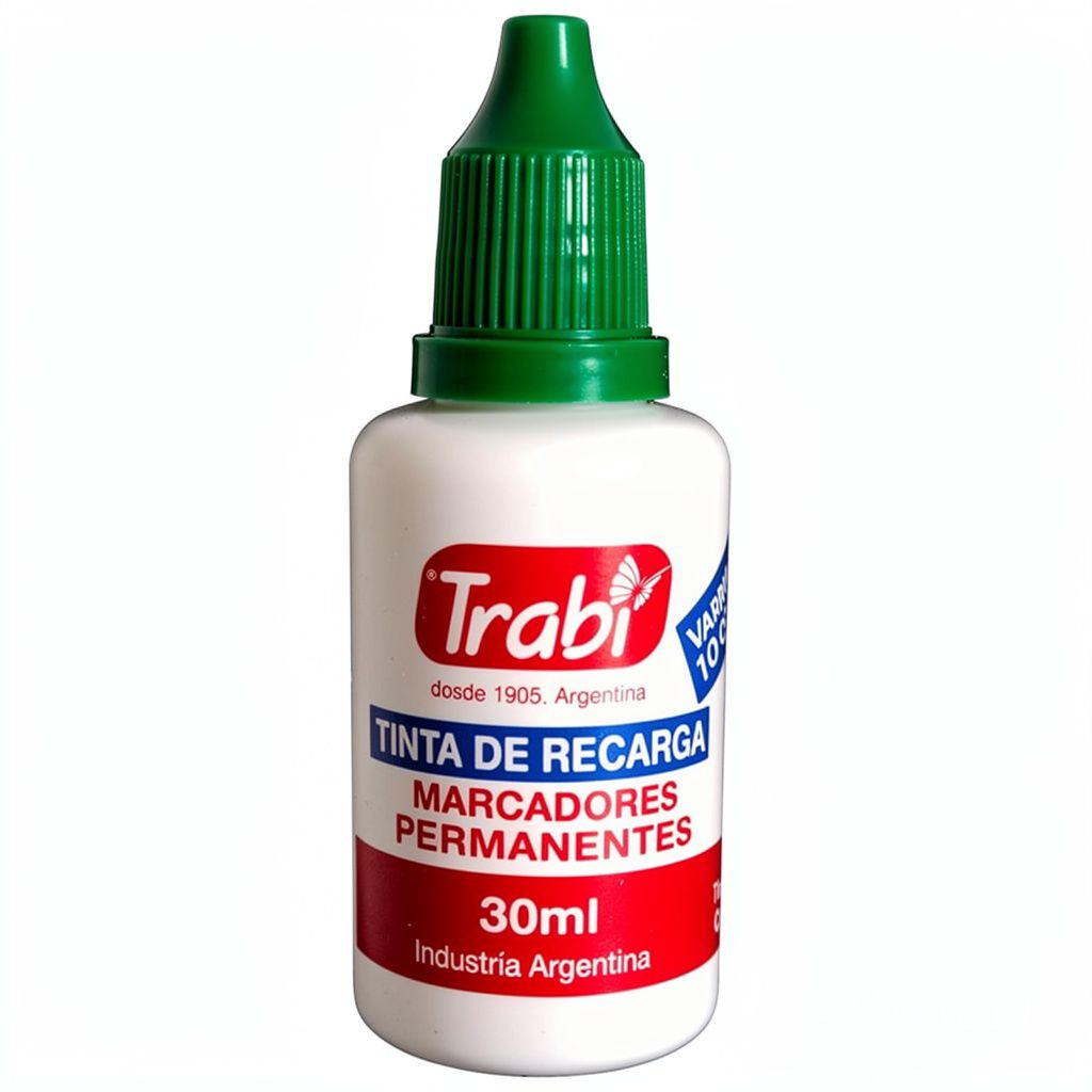 TINTA MARCADOR PERMANENTE TRABI 30 CM5 Verde