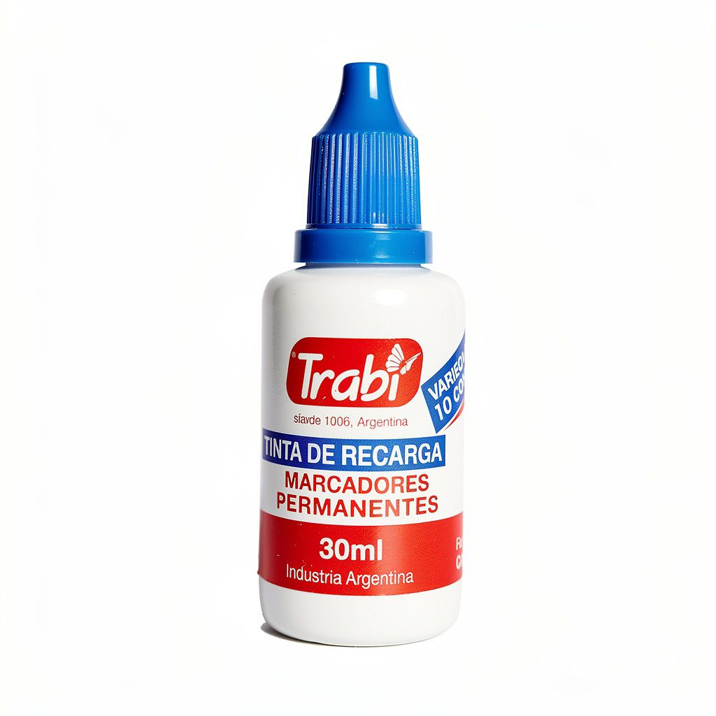 TINTA MARCADOR PERMANENTE TRABI 30 CM5 Azul