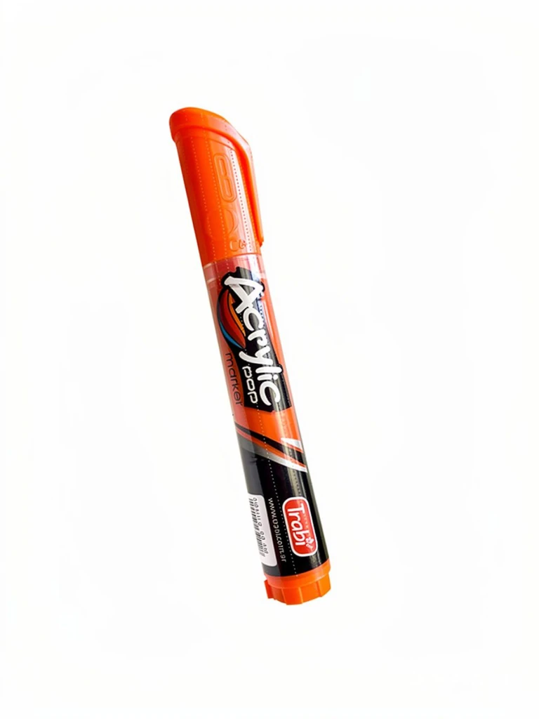 MARCADOR ACRYLIC POP A VALVULA 2-4 MM X 1 BL NARANJA
