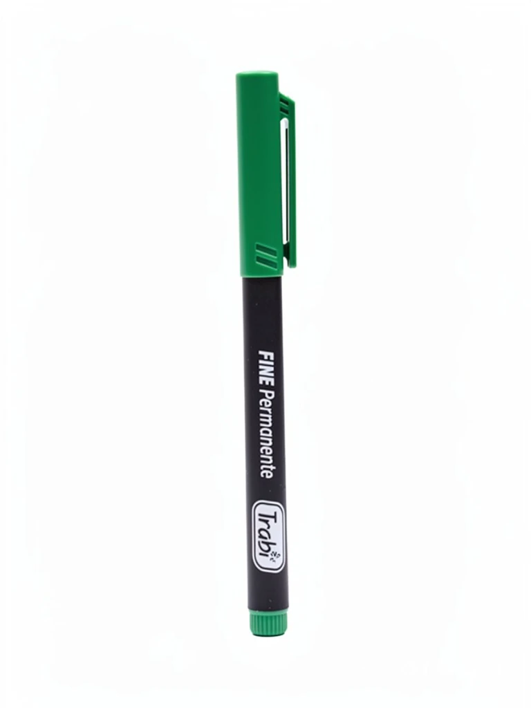 MARCADOR TRABI MICROFIBRA PERMANENTE Verde