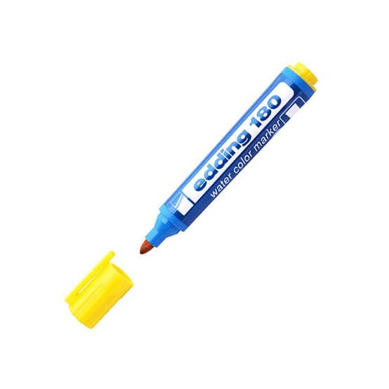 MARCADOR EDDING 180 AL AGUA AMARILLO