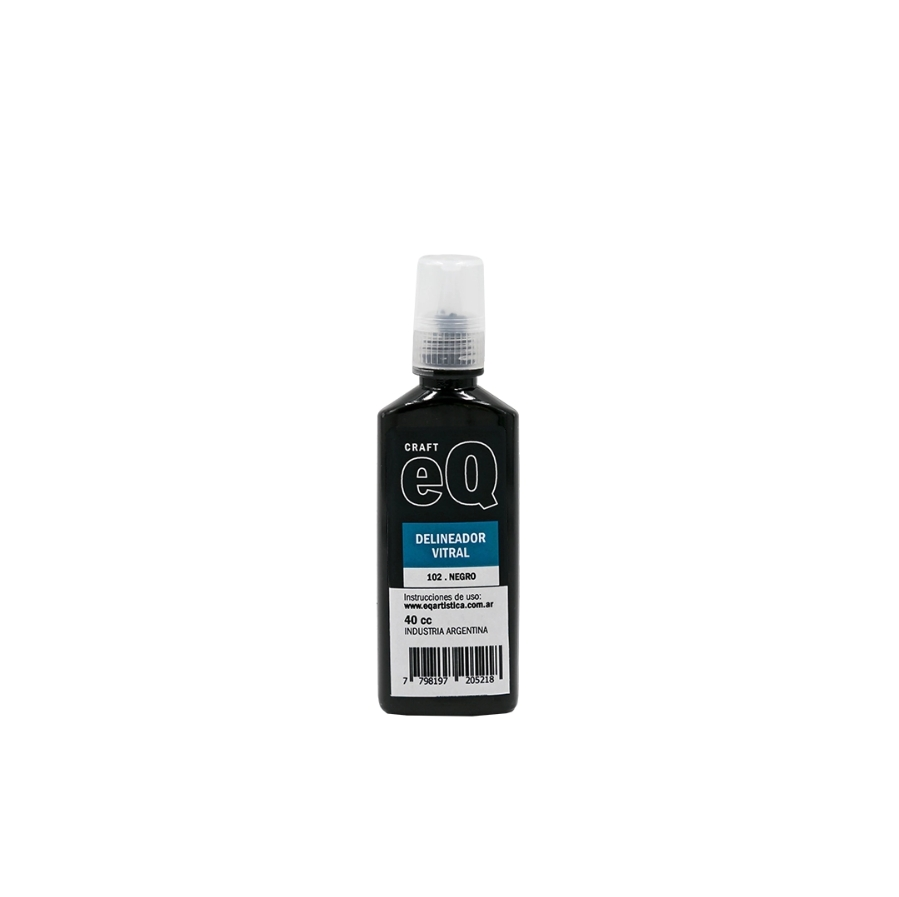 DELINEADOR VITRAL NEGRO