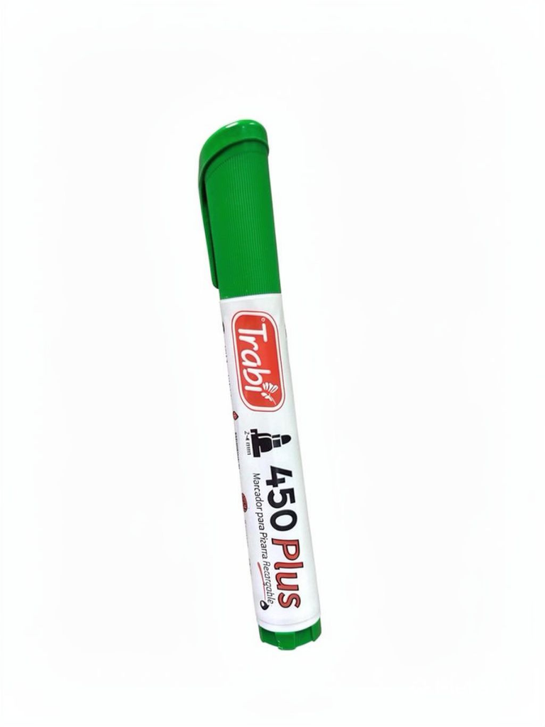 MARCADOR TRABI PIZARRA 450 VERDE