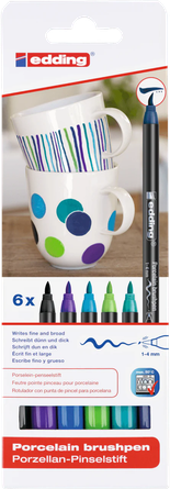 MARCADORES EDDING 4200 PORCELANA X 6 COL. FRIO 099